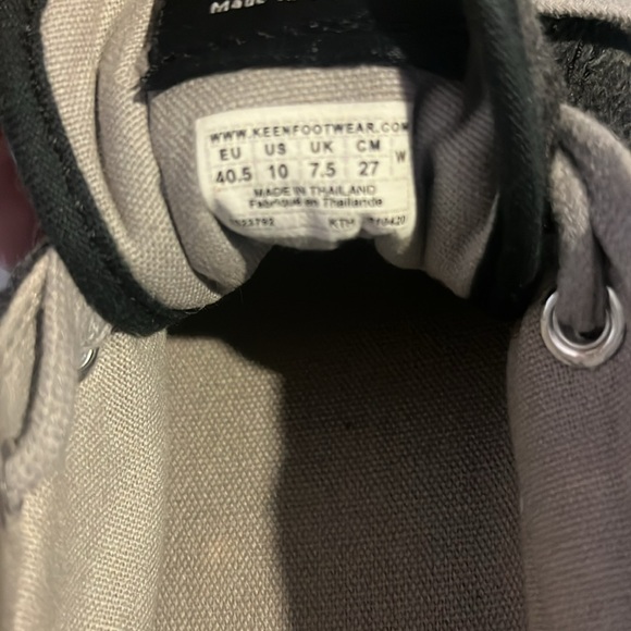 Women’s size 10 Keen Gray Flannel
Shoes - Picture 4 of 4